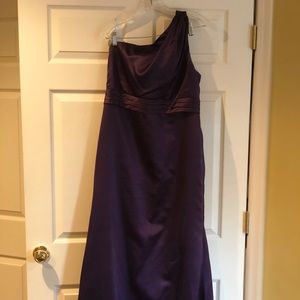 Formal, one-shoulder dress